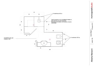 Layout Bagno con doccia e scarpiera MPS 
